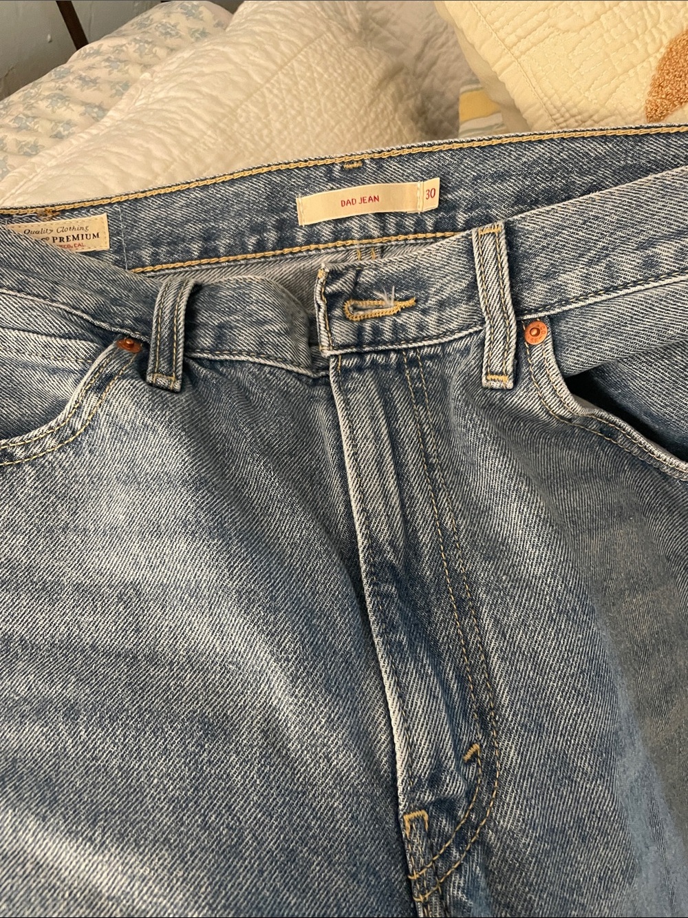 Levi's 100% cotton Straight-Leg Women's Dad Jeans